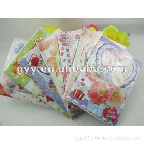 Packed birthday/festival greeting cards